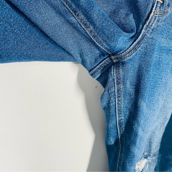 Old Navy Rockstar Super Skinny Stretchy Blue Denim Jeans 16 - Picture 5 of 8